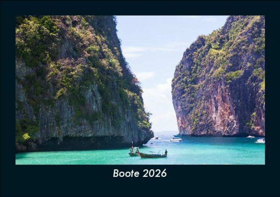 Boote 2026 Fotokalender DIN A5 - Tobias Becker