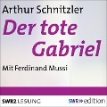 Cover-Bild zum Titel 'Der tote Gabriel' von 'Arthur Schnitzler'