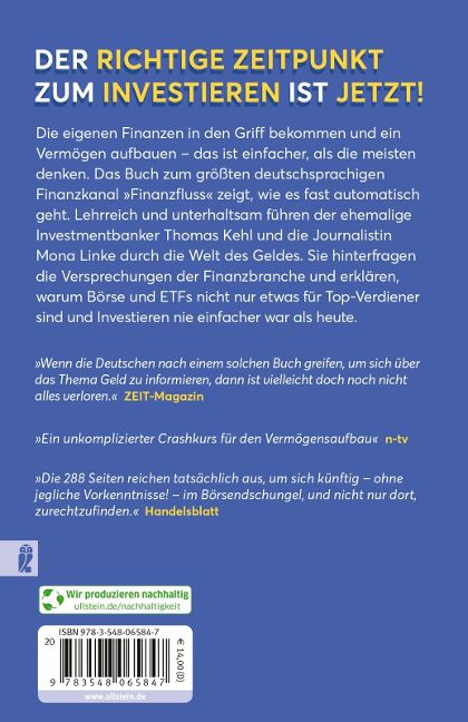 Rückseite von "Das einzige Buch, das Du über Finanzen lesen solltest"