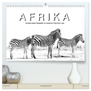 Cover-Bild zum Titel 'AFRIKA - Schwarz-weiss Fotografien im modernen "High Key" Look (hochwertiger Premium Wandkalender 2026 DIN A2 quer), Kunstdruck in Hochglanz' von 'Robert Styppa'