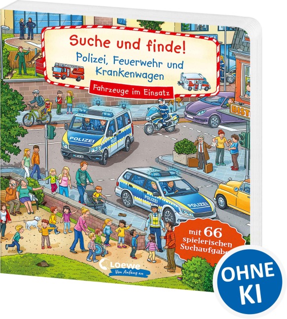 Suche und finde! Polizei, Feuerwehr und Krankenwagen - 