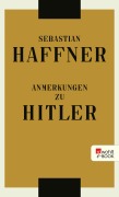 Cover-Bild zum Titel 'Anmerkungen zu Hitler' von 'Sebastian Haffner'