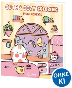 Cover-Bild zum Titel 'Cute & Cozy Coloring - Hygge Moments' von ''
