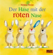 Cover-Bild zum Titel 'Der Hase mit der roten Nase' von 'Helme Heine'