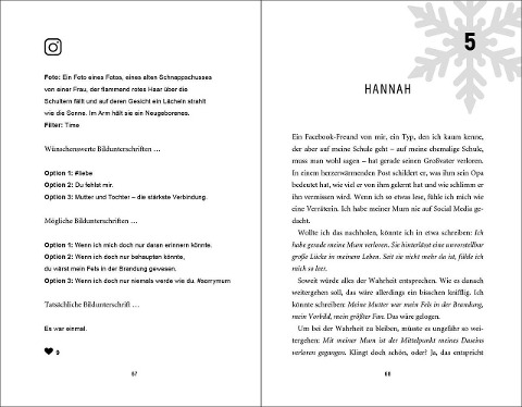 Das dunkle Flüstern der Schneeflocken