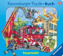 Cover-Bild zum Titel 'Ravensburger® Puzzle-Buch: Feuerwehr' von 'Steffi Korda'