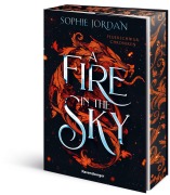 Cover-Bild zum Titel 'A Fire in the Sky - Feuerschwur-Chroniken, Band 1' von 'Sophie Jordan'