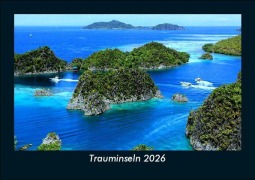 Cover-Bild zum Titel 'Trauminseln 2026 Fotokalender DIN A5' von 'Tobias Becker'