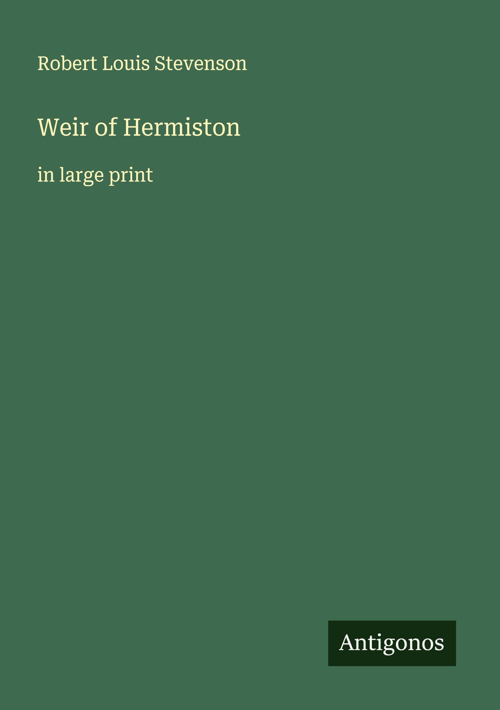 Weir of Hermiston