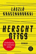 Cover-Bild zum Titel 'Herscht 07769' von 'László Krasznahorkai'