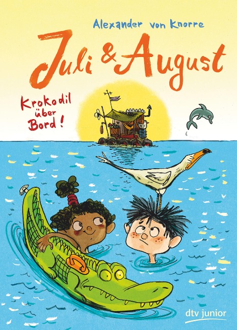 Juli und August - Krokodil Ã¼ber Bord!