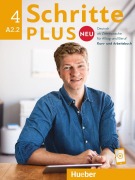 Cover-Bild zum Titel 'Schritte plus Neu 4 A2.2 Kursbuch und Arbeitsbuch mit Audios online' von 'Andreas Tomaszewski, Franz Specht, Angela Pude, Silke Hilpert, Monika Reimann'