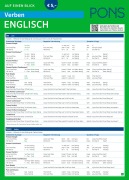 Cover-Bild zum Titel 'PONS Verben auf einen Blick Englisch' von ''