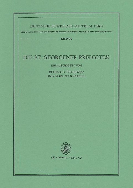 Die St. Georgener Predigten - 