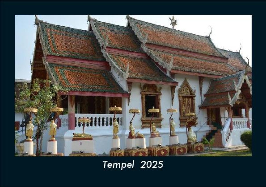 Tempel  2025 Fotokalender DIN A5 - Tobias Becker