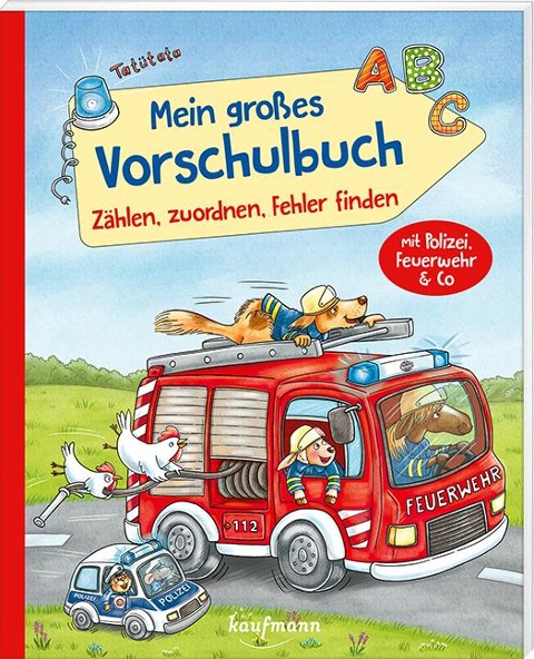 Mein großes Vorschulbuch – Zählen, zuordnen, Fehler finden