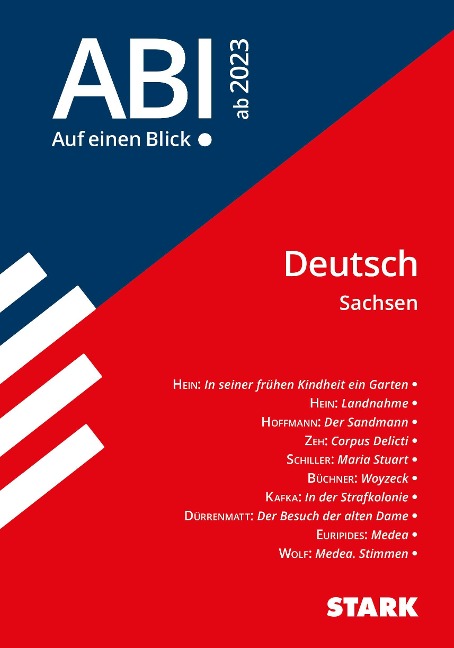 STARK Abi - auf einen Blick! Deutsch Sachsen 2024 - 
