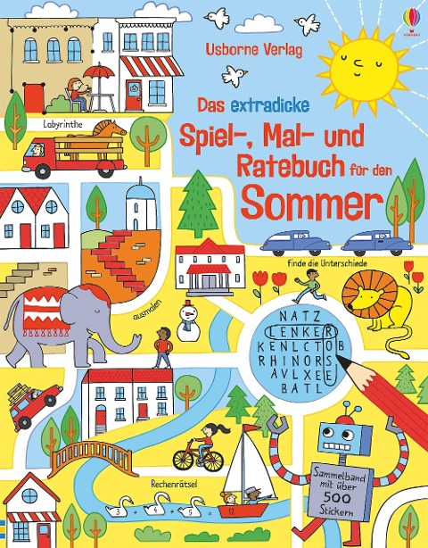 Das extradicke Spiel-, Mal- und Ratebuch fÃ¼r den Sommer