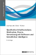 Cover-Bild zum Titel 'Qualitative Inhaltsanalyse. Methoden, Praxis, Umsetzung mit Software und künstlicher Intelligenz' von 'Udo Kuckartz, Stefan Rädiker'