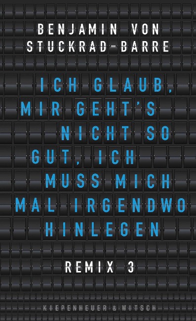 Ich glaub, mir geht's nicht so gut, ich muss mich mal irgendwo hinlegen