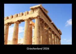 Cover-Bild zum Titel 'Griechenland 2026 Fotokalender DIN A3' von 'Tobias Becker'
