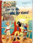 Cover-Bild zum Titel 'Käpt'n Sharky - Einer für alle, alle für einen!' von 'Jutta Langreuter, Jeremy Langreuter'