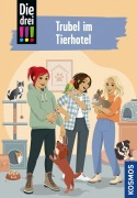 Cover-Bild zum Titel 'Die drei !!!, 119, Trubel im Tierhotel' von 'Miriam Mann'