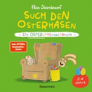 Cover-Bild zum Titel 'Such den Osterhasen. Ein Oster-Mitmachbuch. Zum Schütteln, Schaukeln, Pusten, Klopfen und sehen, was dann passiert. Von 2 bis 4 Jahren' von 'Nico Sternbaum'