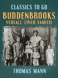 Cover-Bild zum Titel 'Buddenbrooks Verfall einer Familie' von 'Thomas Mann'